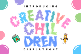 Fun, Playful Fonts for Kids' Creative Projects