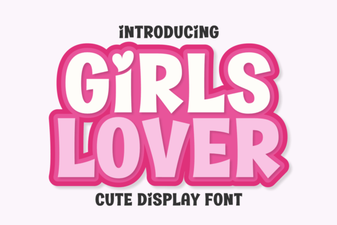 Creative Fonts for Girls' Craft Projects