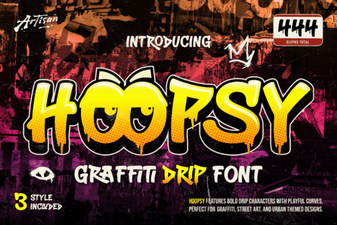 Hoopsy Font: a Designer's Playful Typography Toolkit
