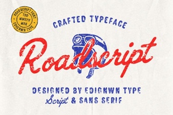 Roadscript Font: Perfect for Driving-Inspired Designs