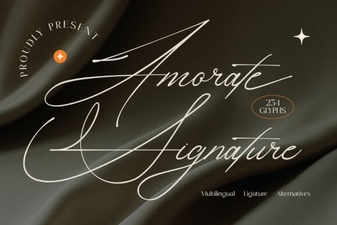Amorate Signature Font for Creative Designs & Projects