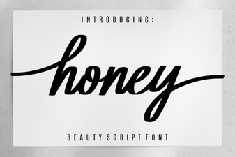 Honey Font: Crafting Creative Handmade Designs
